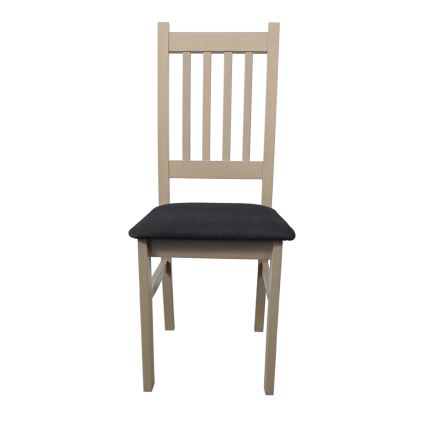 Blagovaonska stolica SIMON buk/tamno siva