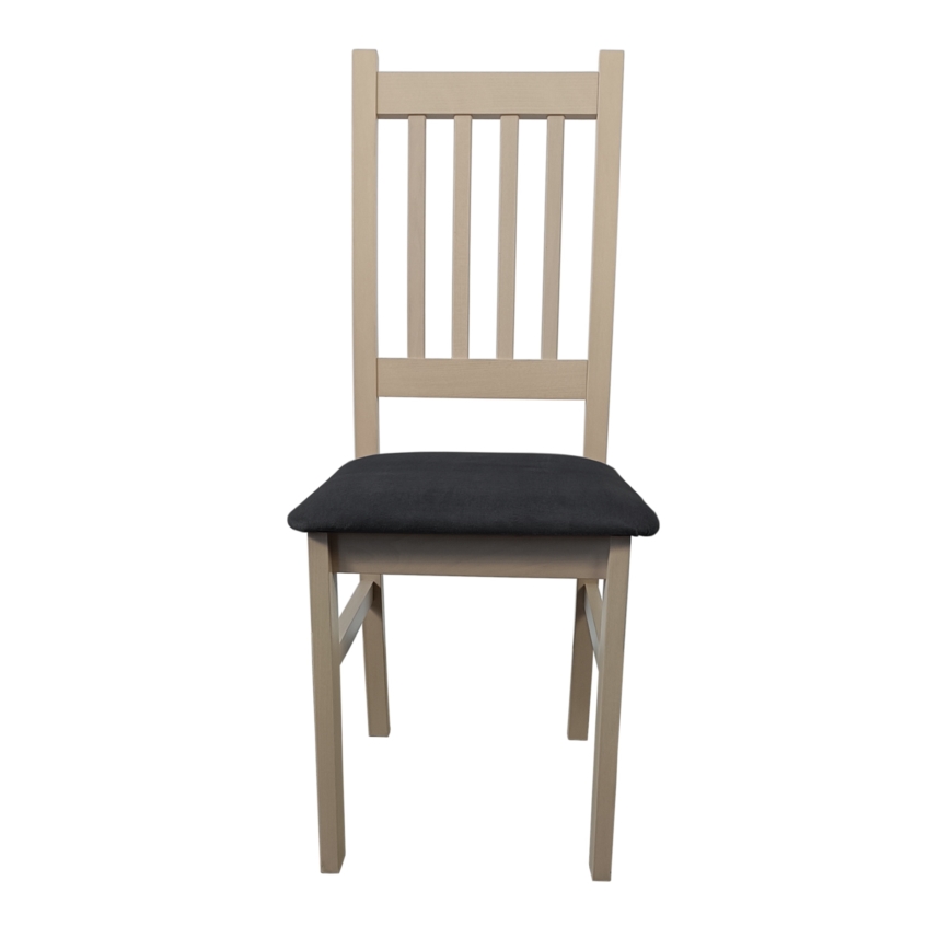 Blagovaonska stolica SIMON buk/tamno siva