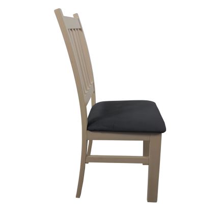 Blagovaonska stolica SIMON buk/tamno siva