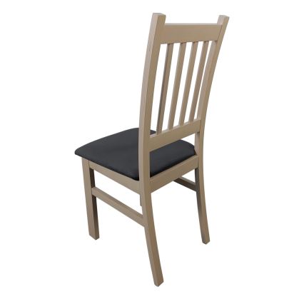 Blagovaonska stolica SIMON buk/tamno siva