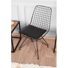 Blagovaonska stolica TEL 80x53 cm crna
