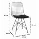 Blagovaonska stolica TEL 80x53 cm crna