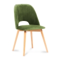Blagovaonska stolica TINO 86x48 cm svijetlo zelena/svijetli hrast