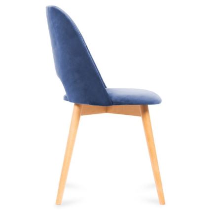 Blagovaonska stolica TINO 86x48 cm tamnoplava/svijetli hrast