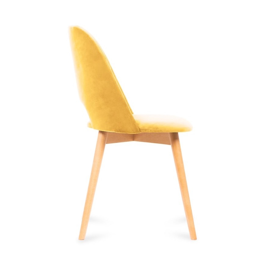Blagovaonska stolica TINO 86x48 cm žuta/bukva