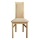 Blagovaonska stolica ZOE buk/krema