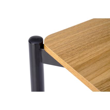 Blagovaonski set NANDO 84x54 cm siva/smeđa/crna