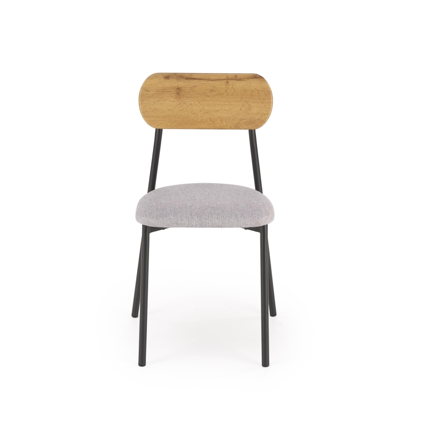Blagovaonski set NANDO 84x54 cm siva/smeđa/crna