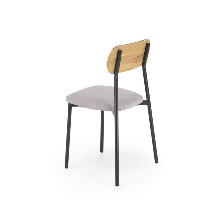 Blagovaonski set NANDO 84x54 cm siva/smeđa/crna