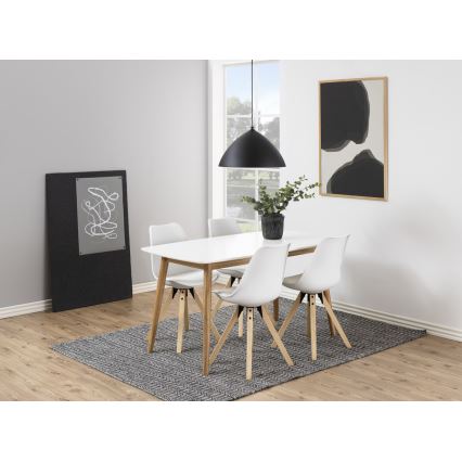 Blagovaonski stol BERG bijeli