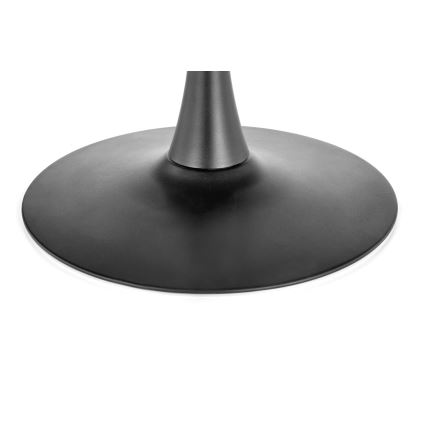 Blagovaonski stol CARMELO 75x100 cm crni/smeđi