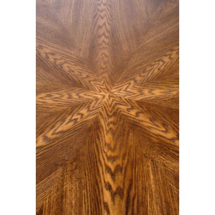 Blagovaonski stol CARMELO 75x100 cm crni/smeđi