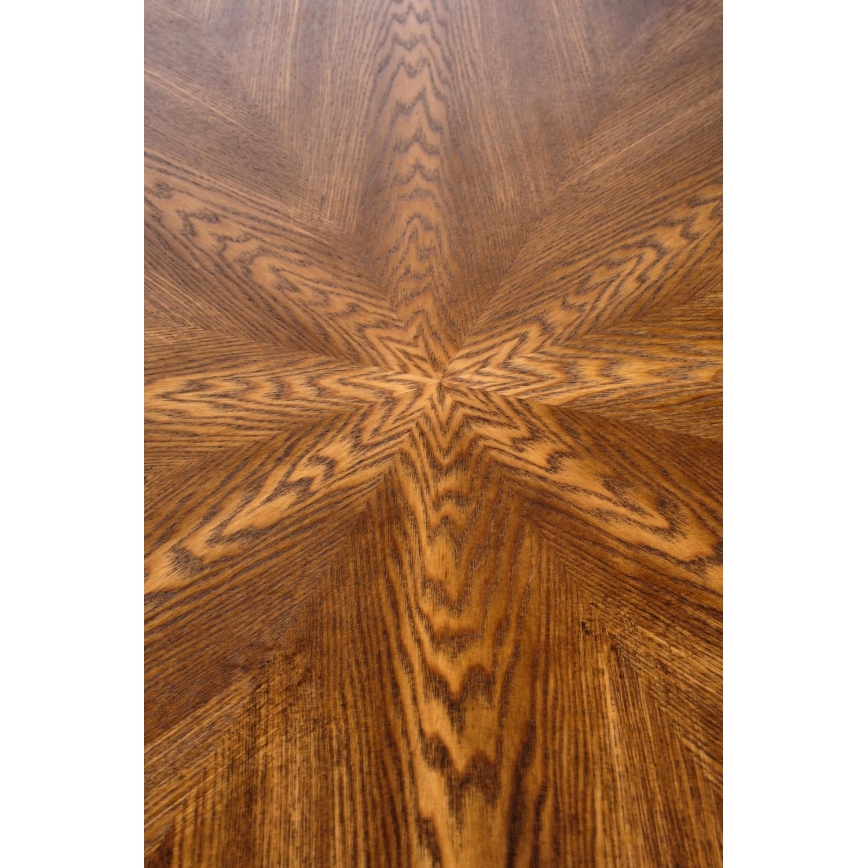 Blagovaonski stol CARMELO 75x100 cm crni/smeđi