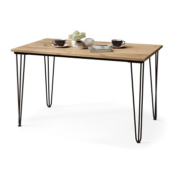 Blagovaonski stol HALIJA u dekoru hrasta craft