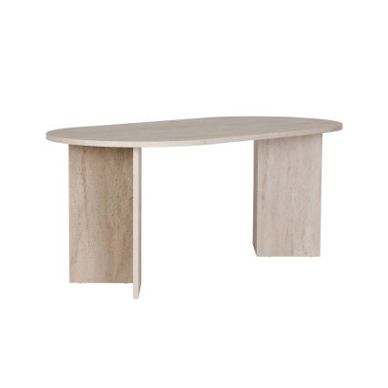 Blagovaonski stol NEL 180x90 cm bež