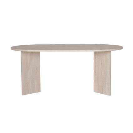 Blagovaonski stol NEL 180x90 cm bež