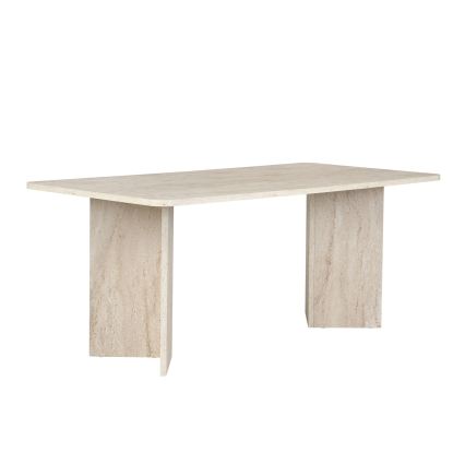 Blagovaonski stol NEL 180x90 cm bež