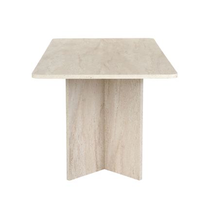 Blagovaonski stol NEL 180x90 cm bež