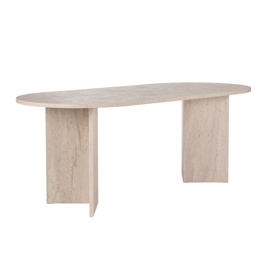 Blagovaonski stol NEL 200x90 cm bež