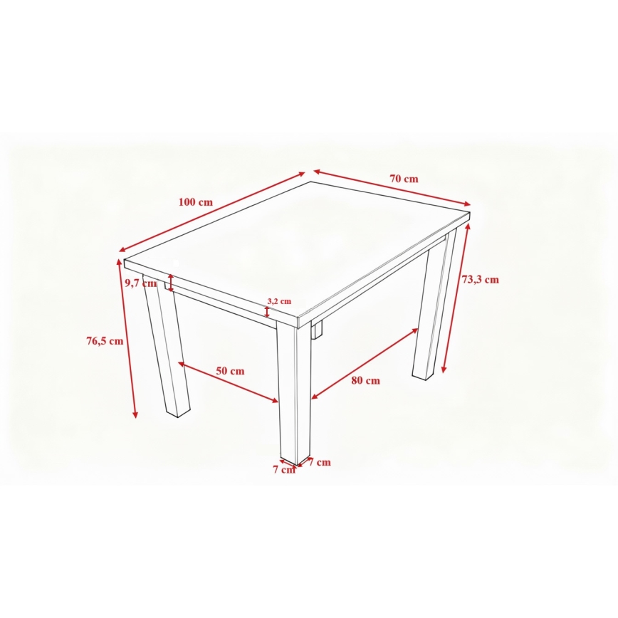 Blagovaonski stol NOAH hrast