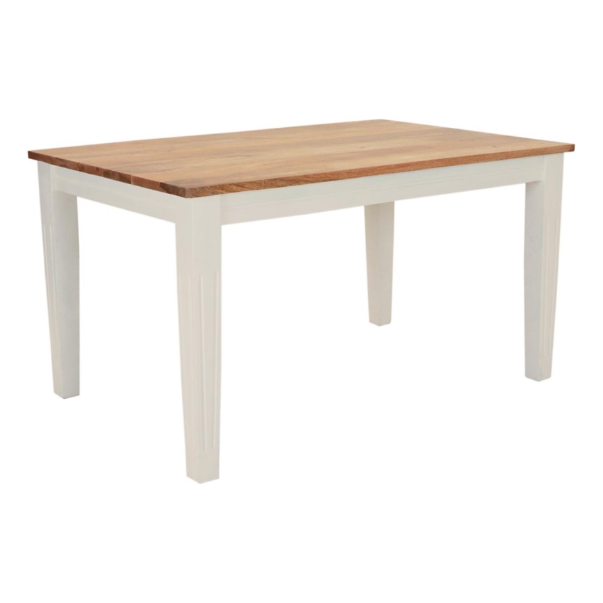 Blagovaonski stol RETRO 120x90 cm masivni/mango drvo