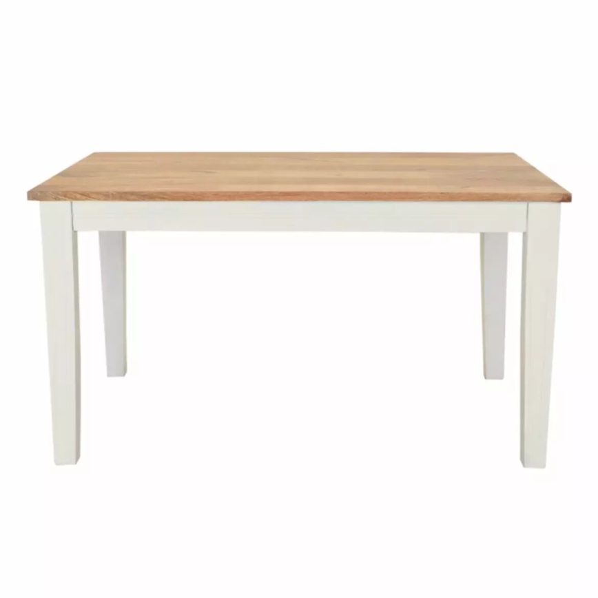 Blagovaonski stol RETRO 120x90 cm masivni/mangovac