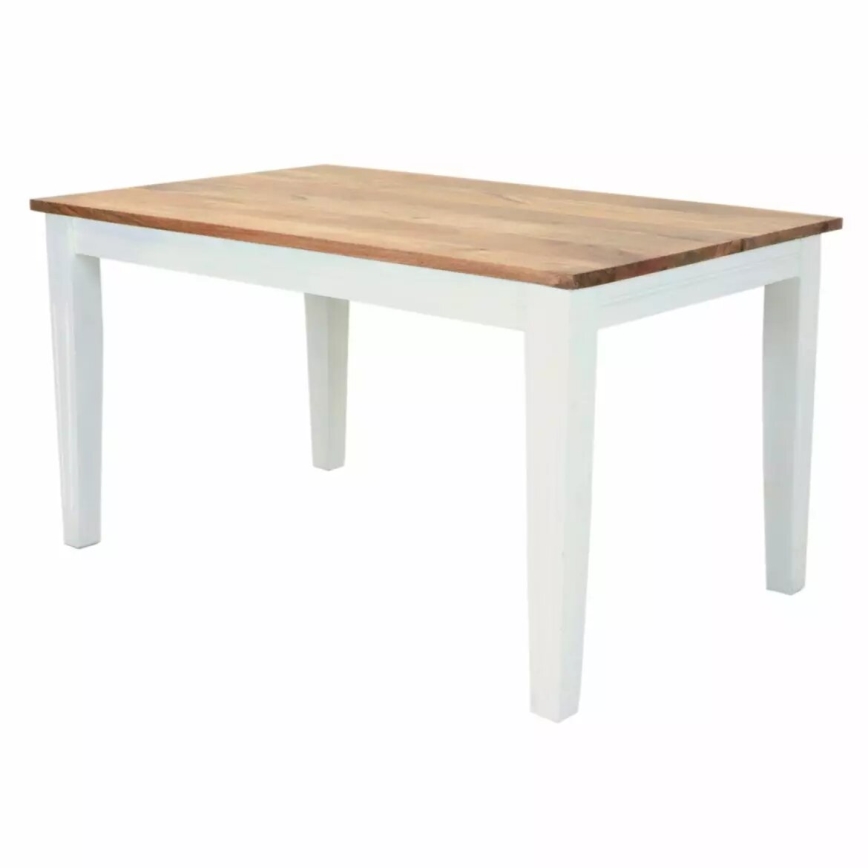 Blagovaonski stol RETRO 120x90 cm masivni/mangovac