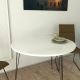 Blagovaonski stol SANDALF 75x90 cm bijela
