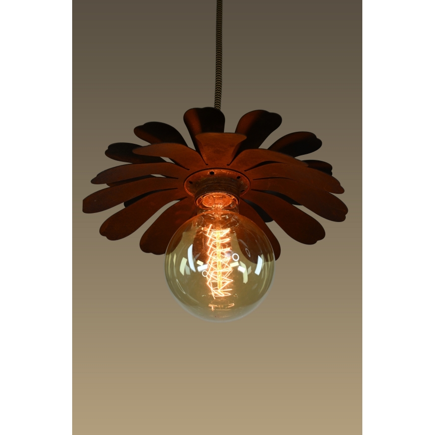 Bohemia-Design - Luster na sajli 1xE27/60W/230V brončana