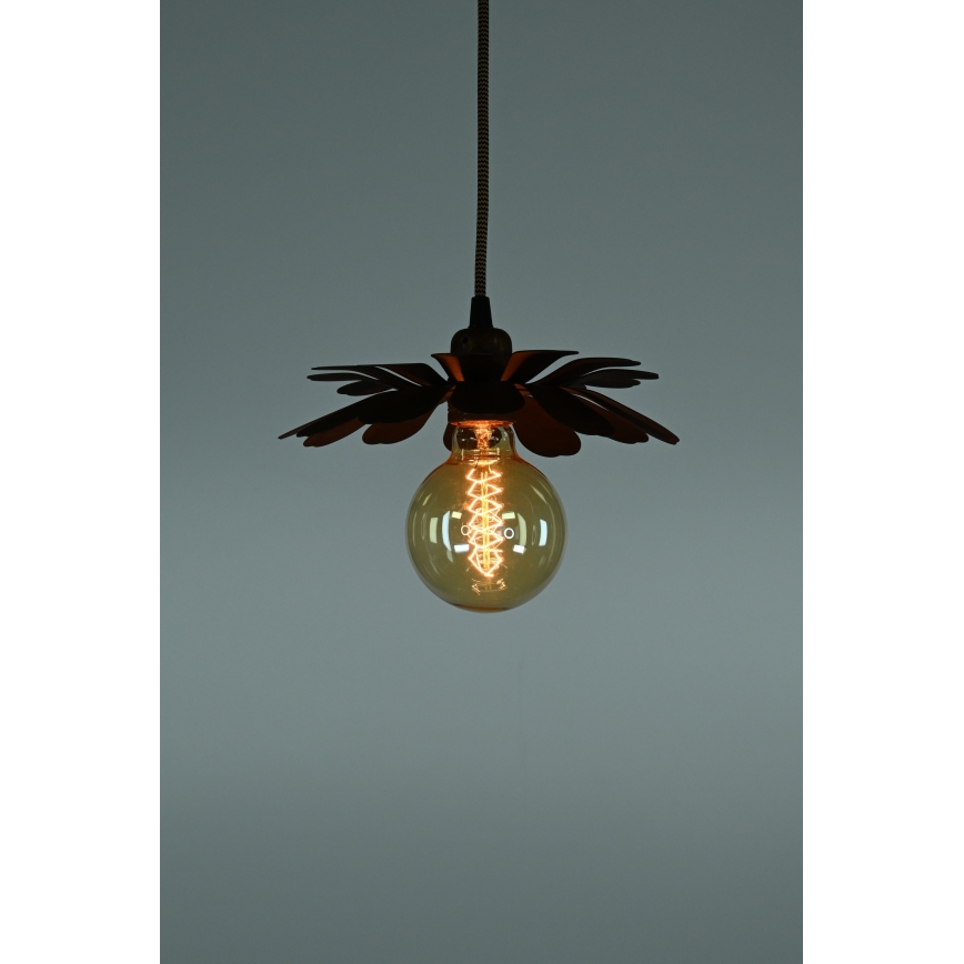 Bohemia-Design - Luster na sajli 1xE27/60W/230V brončana