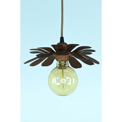 Bohemia-Design - Luster na sajli 1xE27/60W/230V brončana