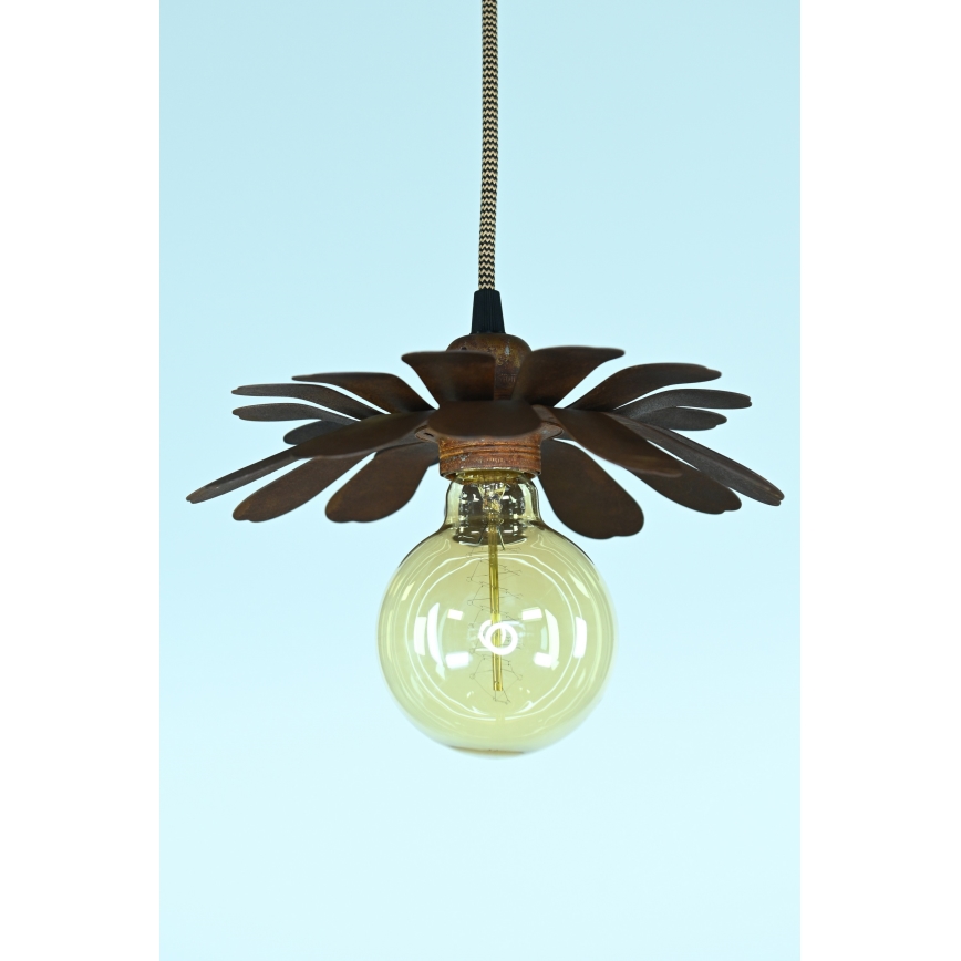 Bohemia-Design - Luster na sajli 1xE27/60W/230V brončana