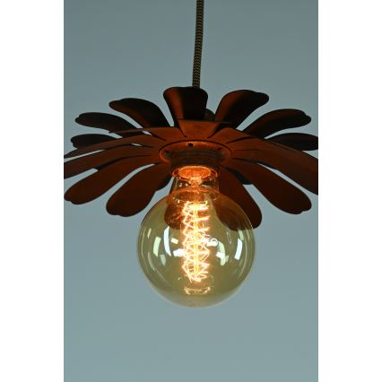 Bohemia-Design - Luster na sajli 1xE27/60W/230V brončana