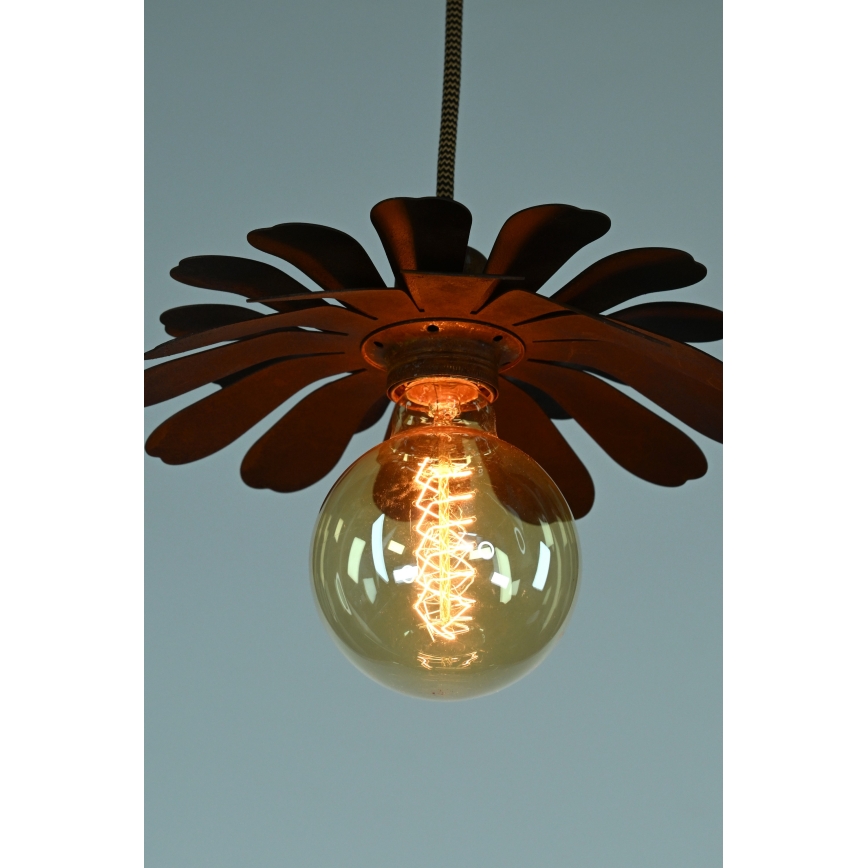 Bohemia-Design - Luster na sajli 1xE27/60W/230V brončana