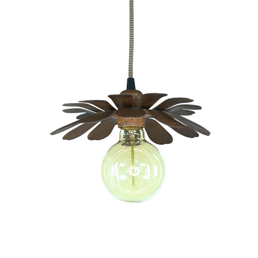 Bohemia-Design - Luster na sajli 1xE27/60W/230V brončana