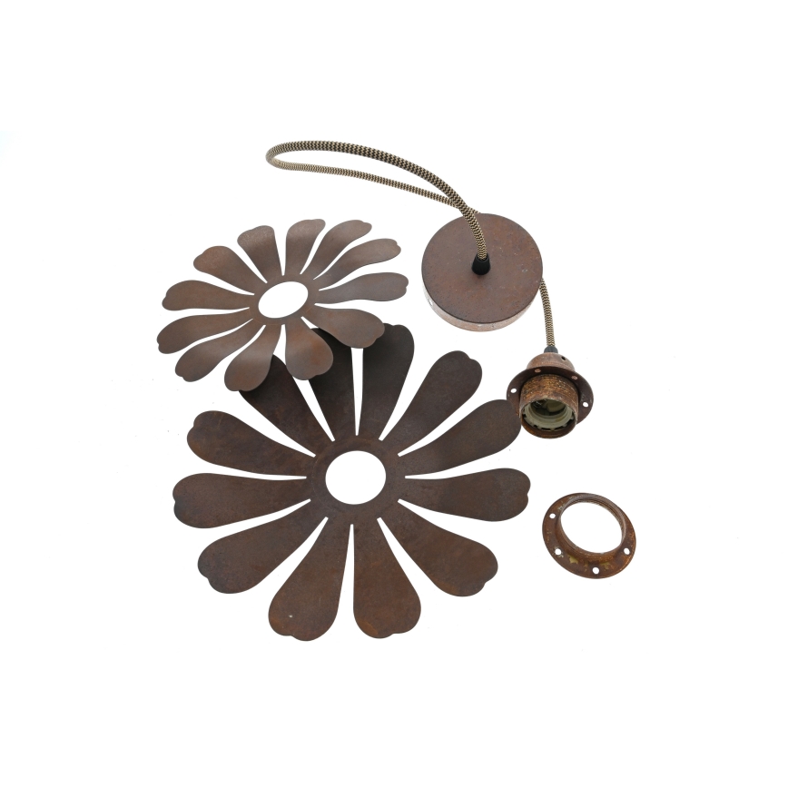 Bohemia-Design - Luster na sajli 1xE27/60W/230V brončana