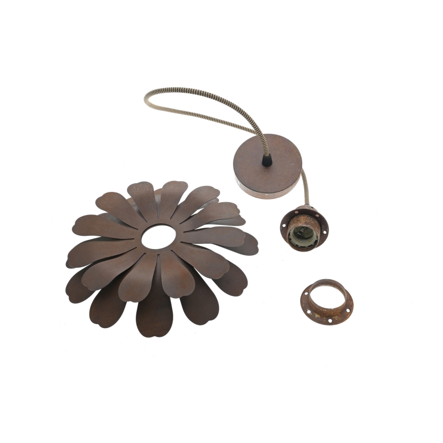 Bohemia-Design - Luster na sajli 1xE27/60W/230V brončana