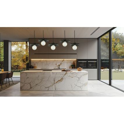 Bohemia-Design - Luster na sajli 1xE27/60W/230V crna