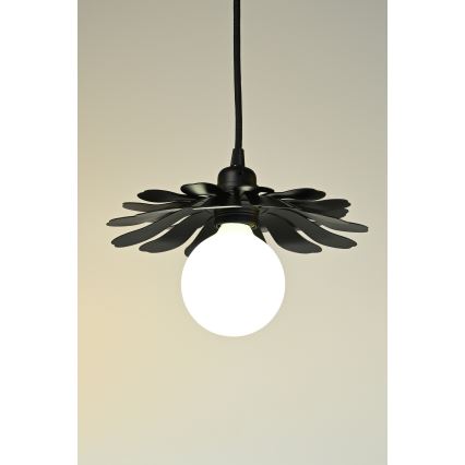 Bohemia-Design - Luster na sajli 1xE27/60W/230V crna