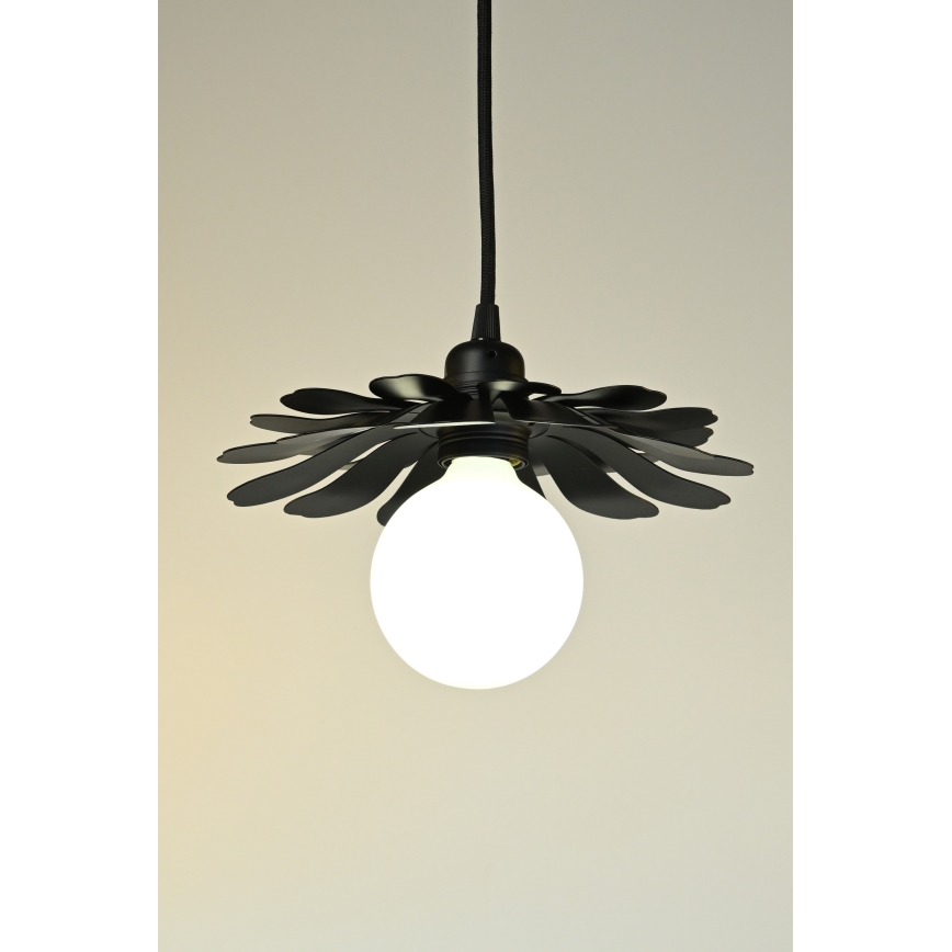 Bohemia-Design - Luster na sajli 1xE27/60W/230V crna