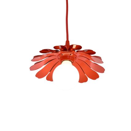 Bohemia-Design - Luster na sajli 1xE27/60W/230V crvena