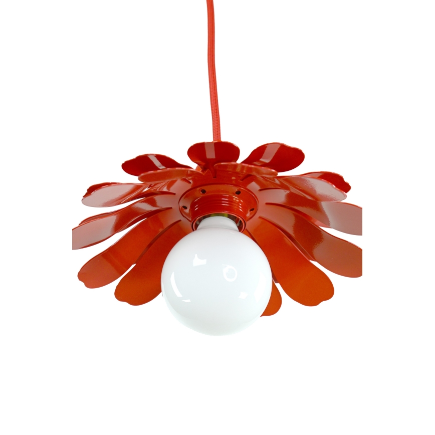 Bohemia-Design - Luster na sajli 1xE27/60W/230V crvena