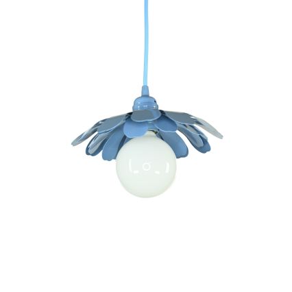 Bohemia-Design - Luster na sajli 1xE27/60W/230V plava