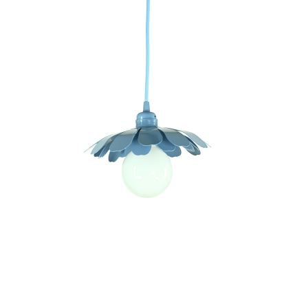 Bohemia-Design - Luster na sajli 1xE27/60W/230V plava