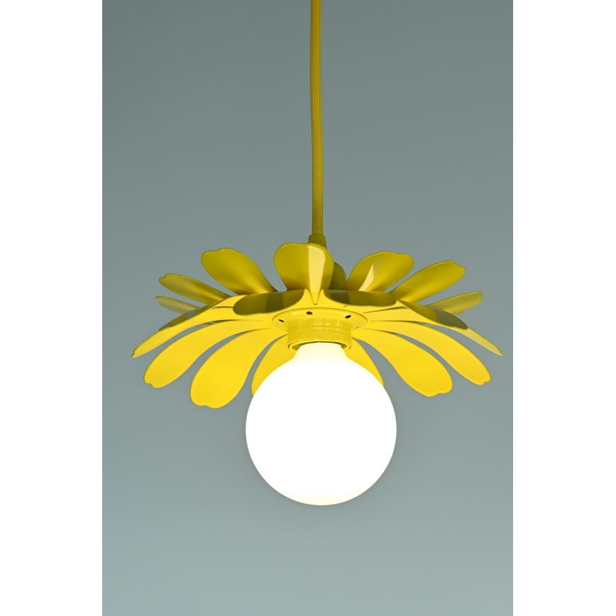 Bohemia-Design - Luster na sajli 1xE27/60W/230V žuta