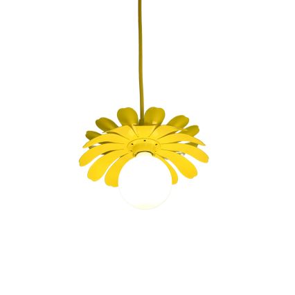 Bohemia-Design - Luster na sajli 1xE27/60W/230V žuta
