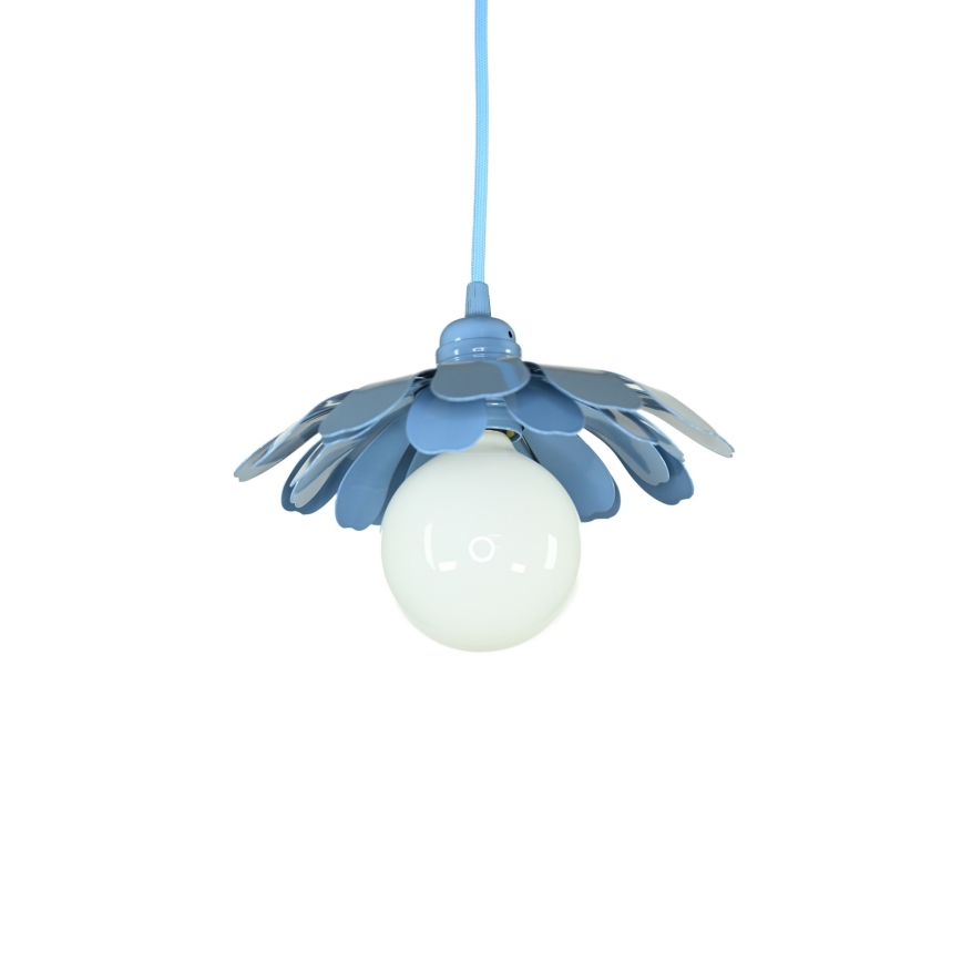 Bohemia-Design - Plavi luster na lanku 1xE27/60W/230V