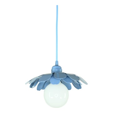 Bohemia-Design - Plavi luster na sajli 1xE27/60W/230V