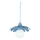 Bohemia-Design - Plavi luster na sajli 1xE27/60W/230V