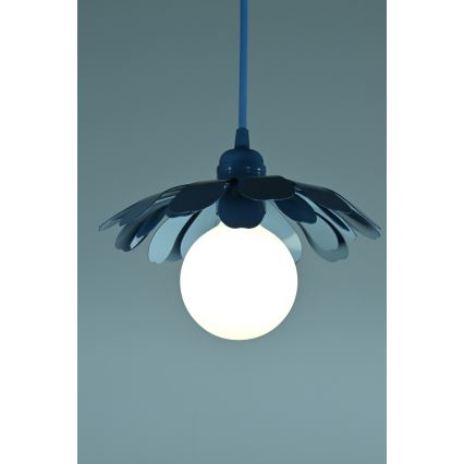 Bohemia-Design - Plavi luster na sajli 1xE27/60W/230V